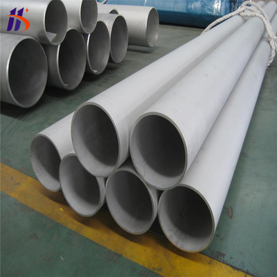 Construction Use Seamless Stainless Steel Pipe 304 SS Polished Finish 6m 0.4mm