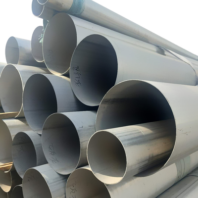 Construction Use Seamless Stainless Steel Pipe 304 SS Polished Finish 6m 0.4mm