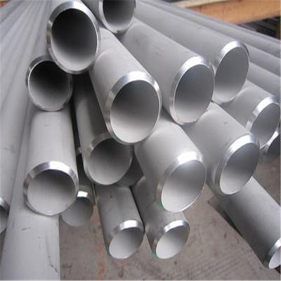 Construction Use Seamless Stainless Steel Pipe 304 SS Polished Finish 6m 0.4mm
