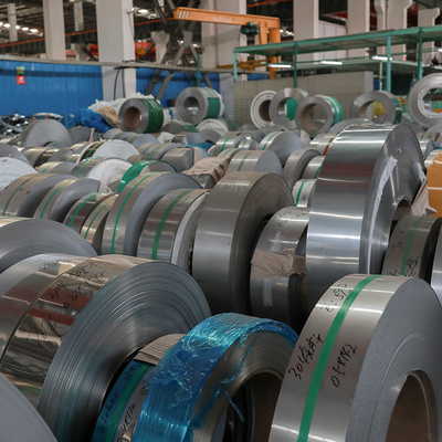RoHS ASTM 316 Stainless Steel Strip Coil 2B Surface 0.6mm Thickness